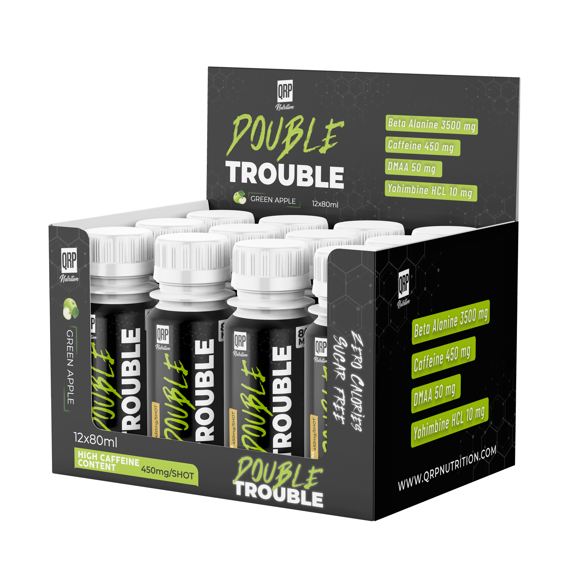 QRP Nutrition DOUBLE TROUBLE 80ml shot image 0 mockup