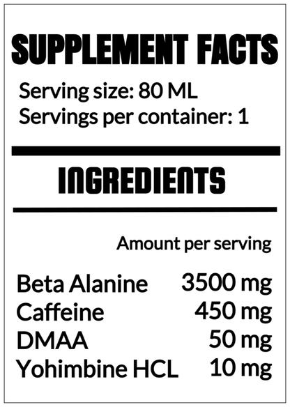 QRP Nutrition DOUBLE TROUBLE 80ml shot image 2