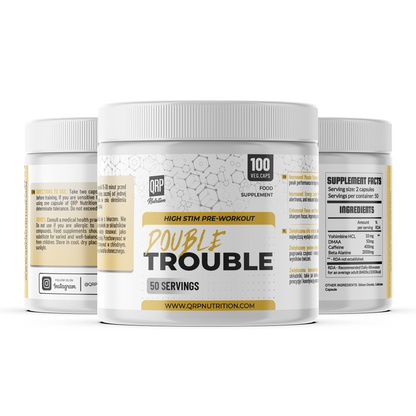 QRP Nutrition DOUBLE TROUBLE (100 veg.capsules) image 0