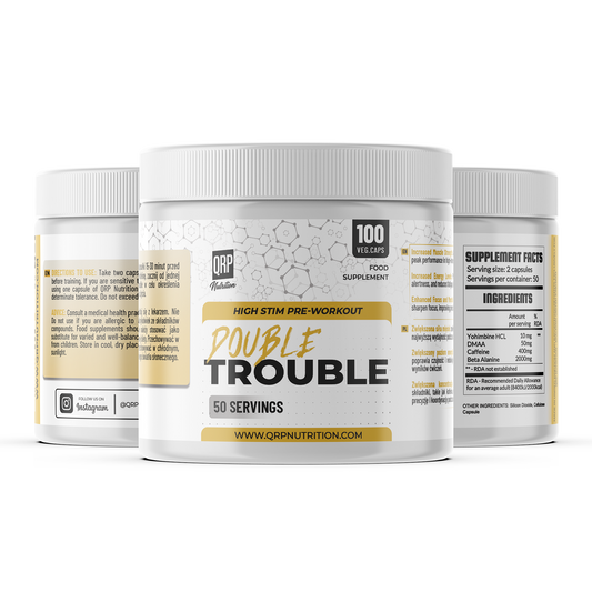 QRP Nutrition DOUBLE TROUBLE (100 veg.capsules) image 0