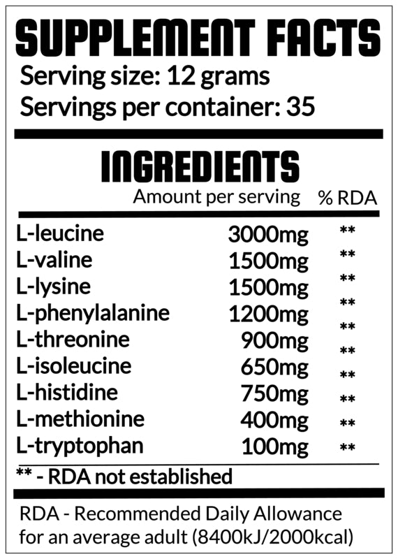 QRP Nutrition EAA 420g (30servings) image 9