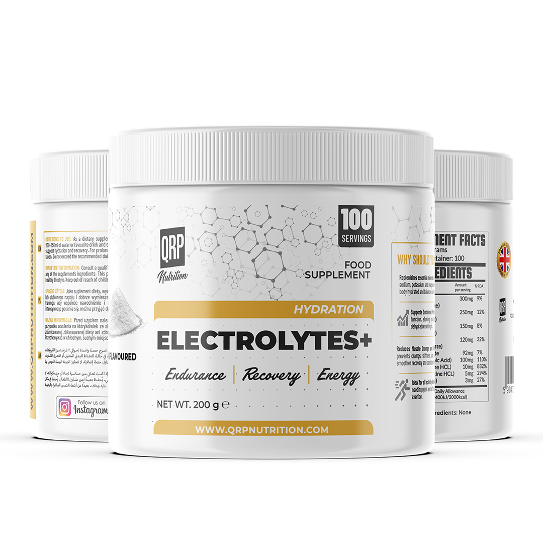 qrp nutrition electrolytes trio mockup bottles