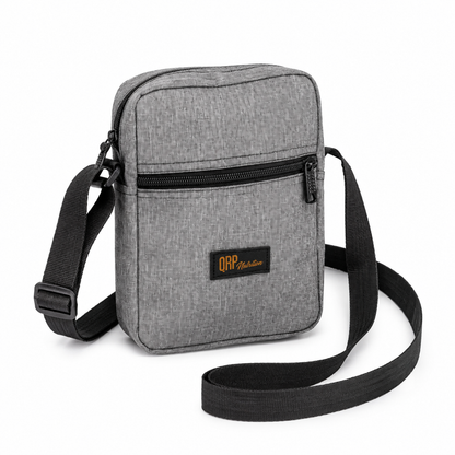 QRP Nutrition Grey Sports Crossbody Bag – Compact Shoulder Bag