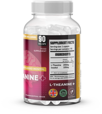 QRP Nutrition L-Theanine with Inositol (90 capsules) image 2
