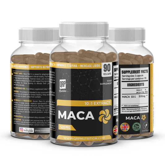 QRP Nutrition MACA 500mg 90 v.caps image 0