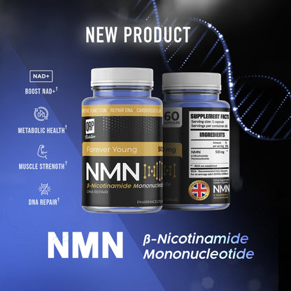 QRP Nutrition NMN 500mg 60 capsules image 0