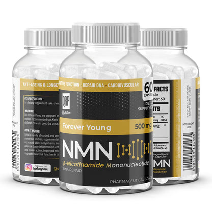 QRP Nutrition NMN 500mg 60 capsules