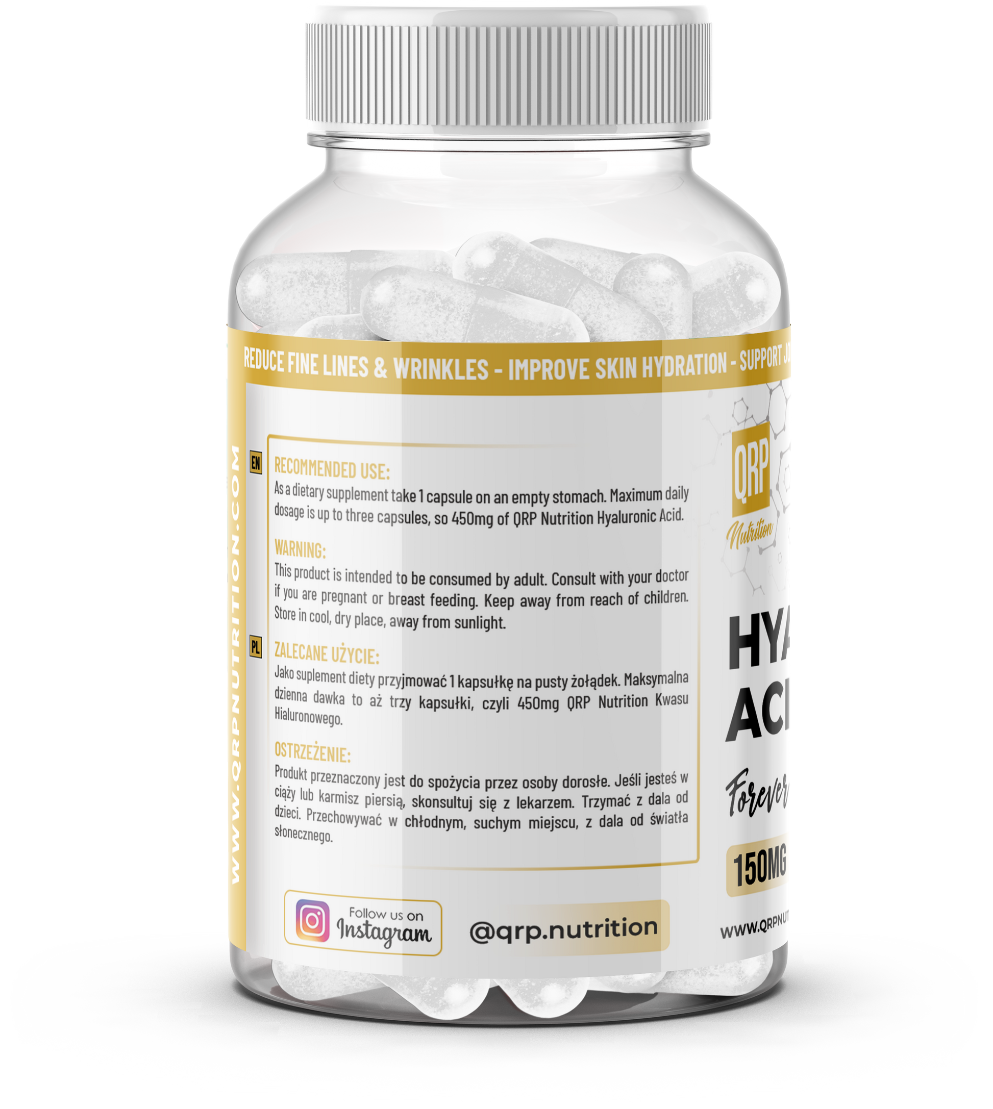 QRP Nutrition Hyaluronic Acid+ (100caps) image 2