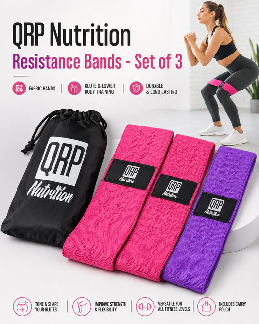 QRP Nutrition Resistance bands - set of 3