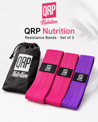 QRP Nutrition Resistance bands - set of 3