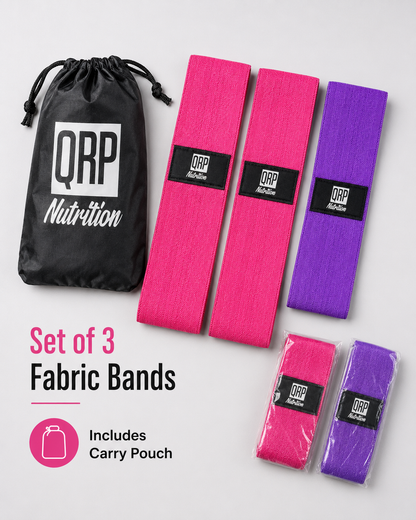 QRP Nutrition Resistance bands - set of 3