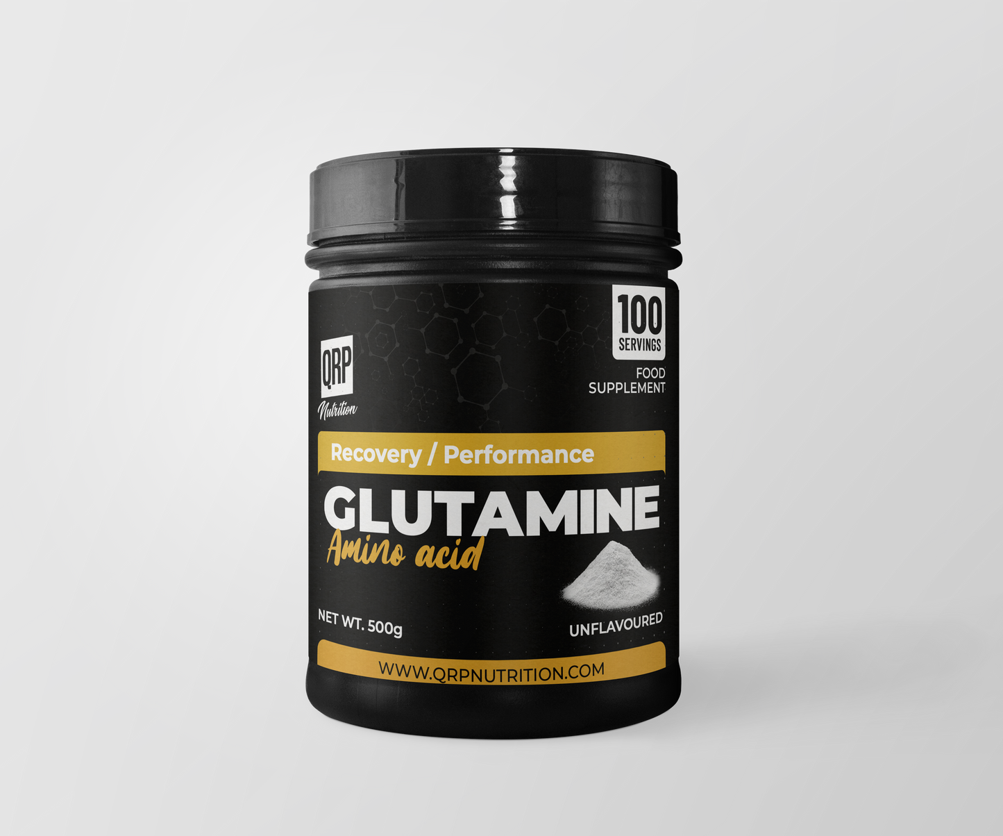 QRP Nutrition GLUTAMINE 500g (UNFLAVOURED) image 0