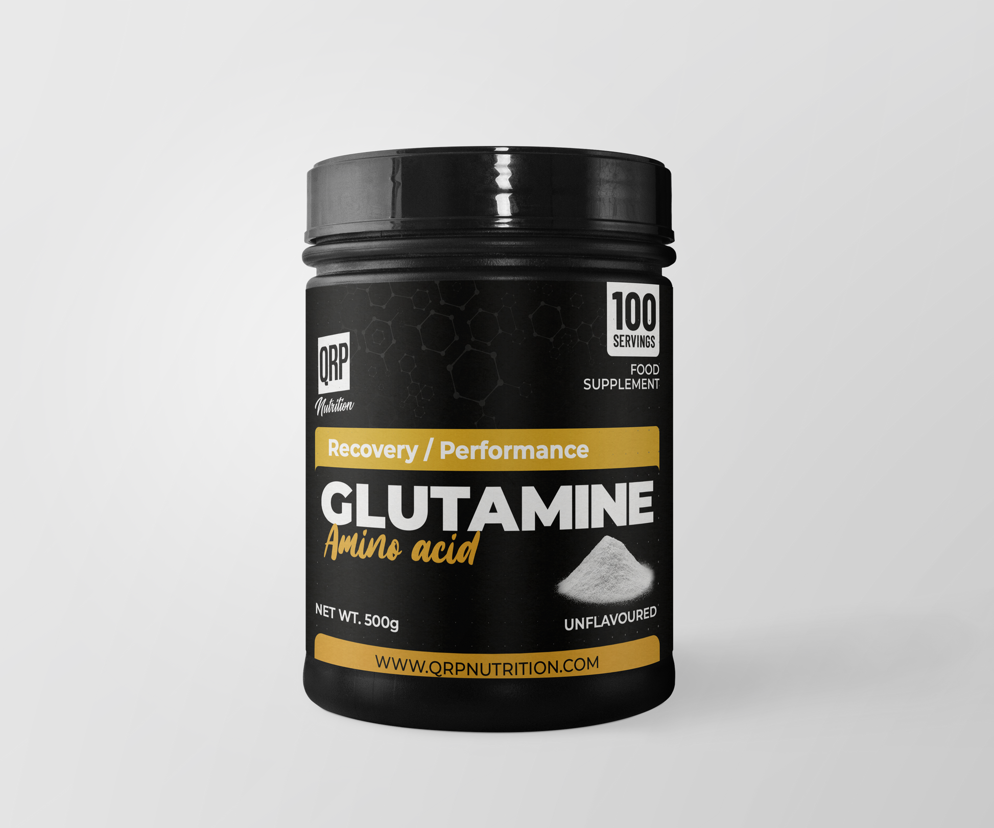 QRP Nutrition GLUTAMINE 500g (UNFLAVOURED) image 0