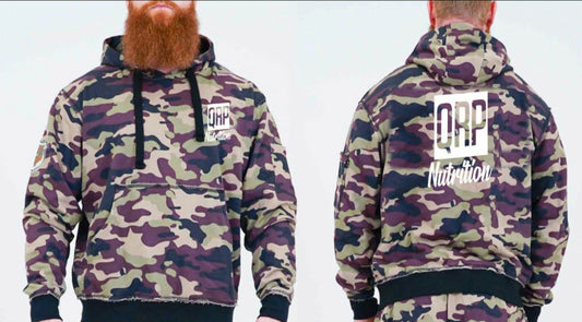 QRP Nutrition Camo hoodie for men image 0