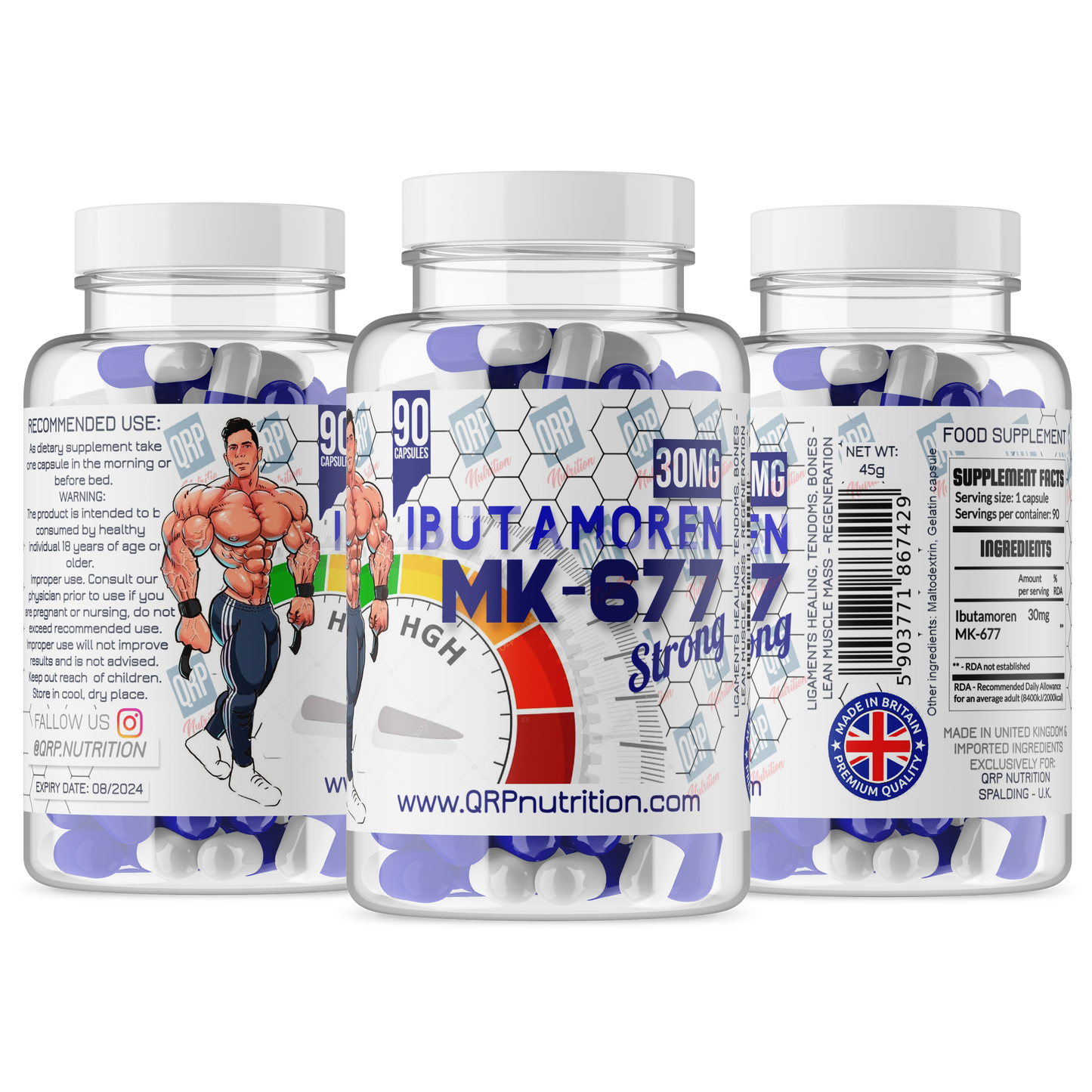 QRP Nutrition MK-677 (MK677) Ibutamoren 30mg image 0