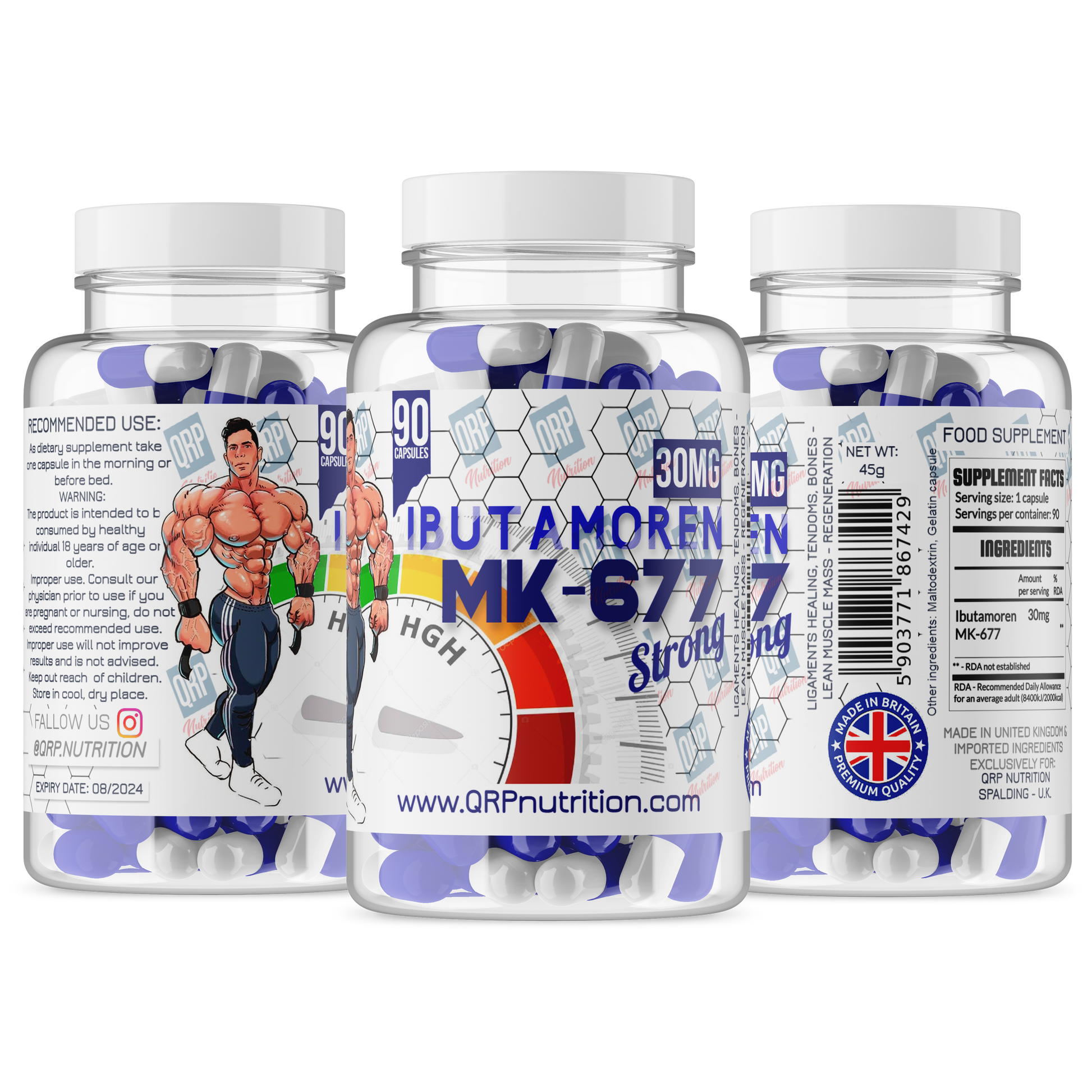 QRP Nutrition MK-677 (MK677) Ibutamoren 30mg image 0