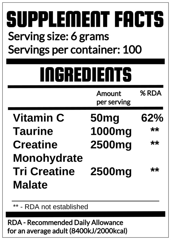 QRP Nutrition Double Creatine+ image 1