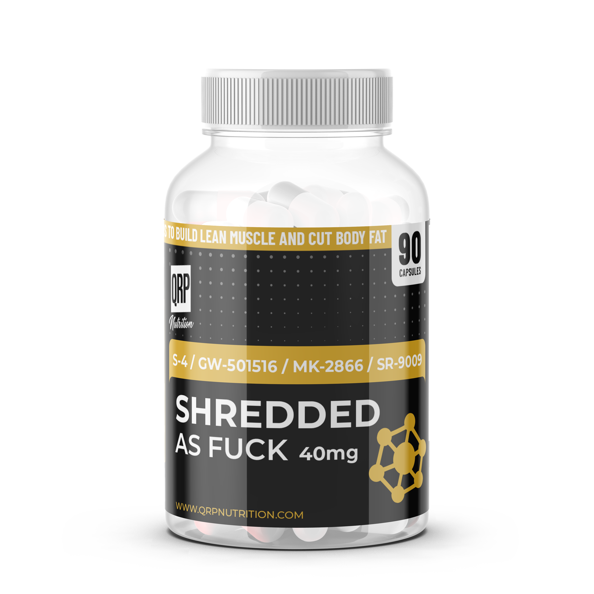 QRP Nutrition SHREDDED AS FUCK (90capsules) image 0