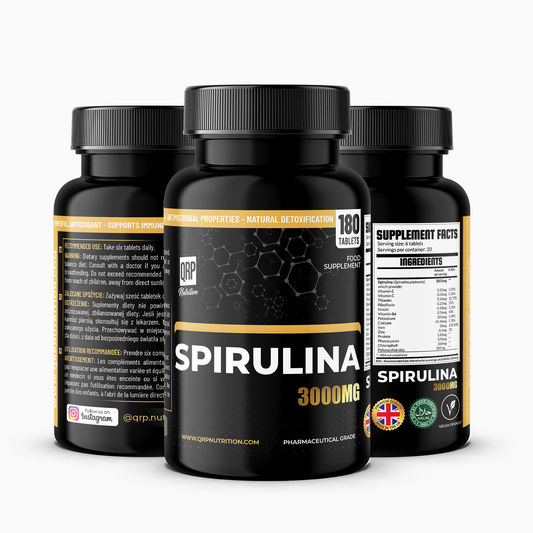 QRP Nutrition Spirulina 500mg 180tabs image 0