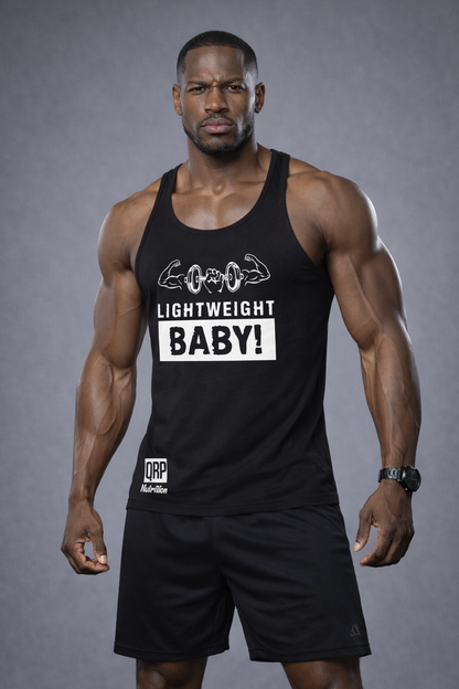 QRP Nutrition Gym Vest 'Light Weight Baby!'