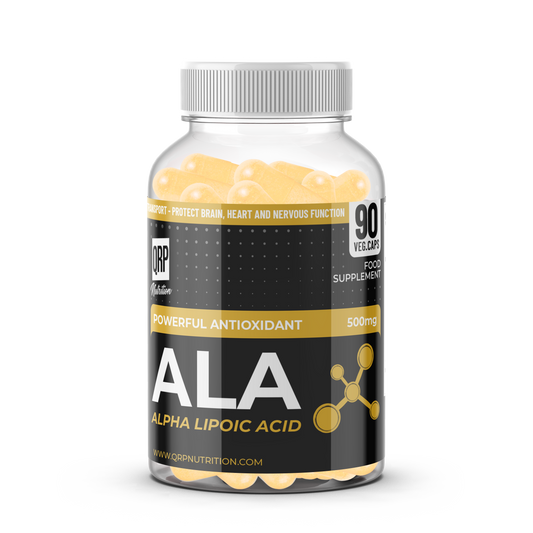 QRP Nutrition ALA (Alpha Lipoic Acid) 500mg 100caps image 0