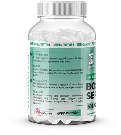 QRP Nutrition Boswellia Serrata 60 capsules 500mg image 3