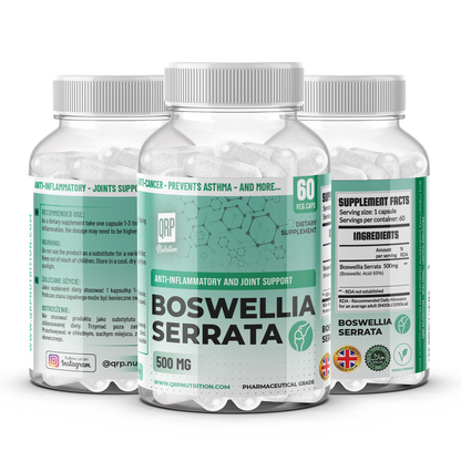 QRP Nutrition Boswellia Serrata 60 capsules 500mg image 0