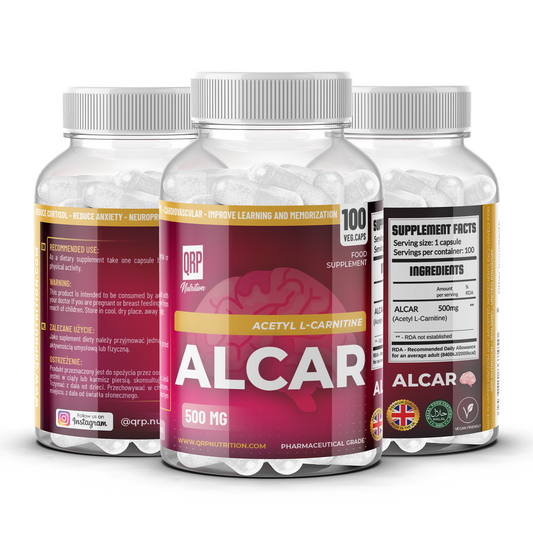 QRP Nutrition ALCAR 500mg 100 veggie capsules image 0