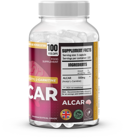 QRP Nutrition ALCAR 500mg 100 veggie capsules image 4