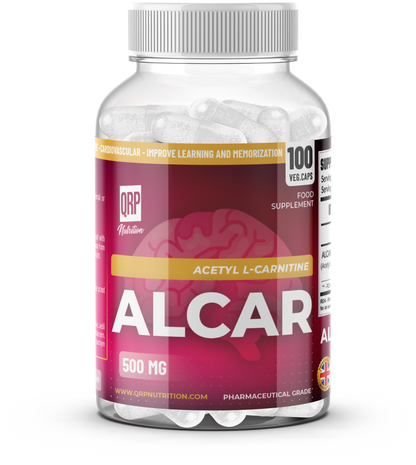 QRP Nutrition ALCAR 500mg 100 veggie capsules image 3