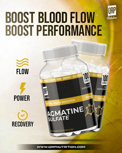 QRP Nutrition Agmatine Sulfate 500mg (100 capsules)