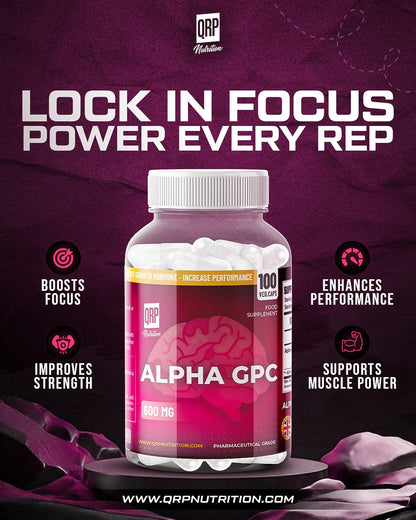 QRP Nutrition ALPHA-GPC (100capsules)