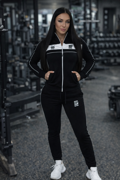 QRP Nutrition – Bad Ass Girl Black Tracksuit