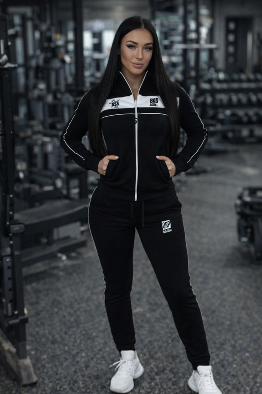 QRP Nutrition – Bad Ass Girl Black Tracksuit
