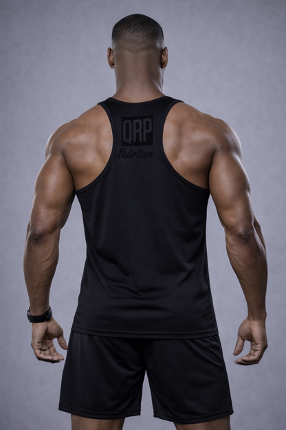 QRP Nutrition – Black Gym Vest