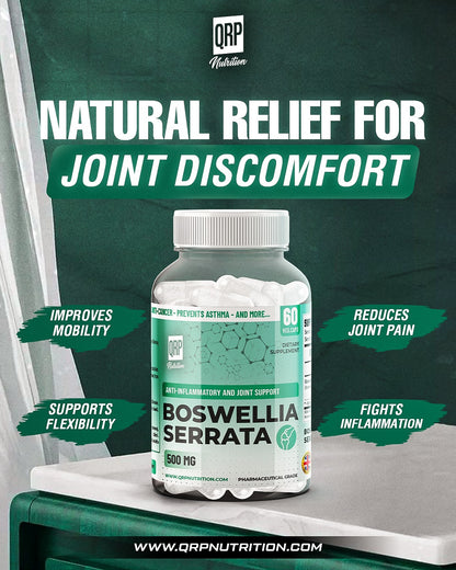 QRP Nutrition Boswellia Serrata 60 capsules 500mg