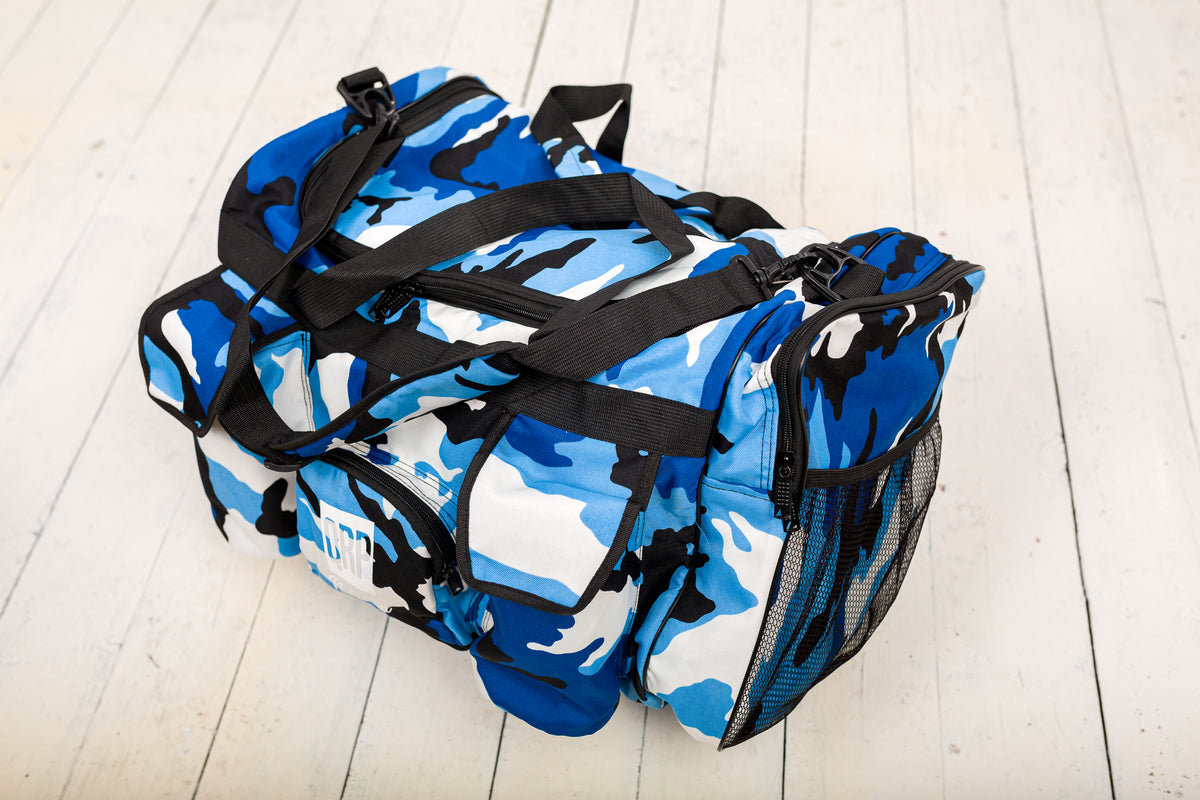 QRP Nutrition Gym Bag (black/camo or pink) image 0