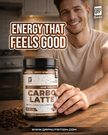QRP Nutrition CARBO LATTE 150g - More than coffee