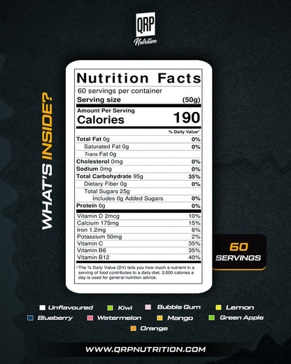 QRP Nutrition CARBO (1000/3000g)