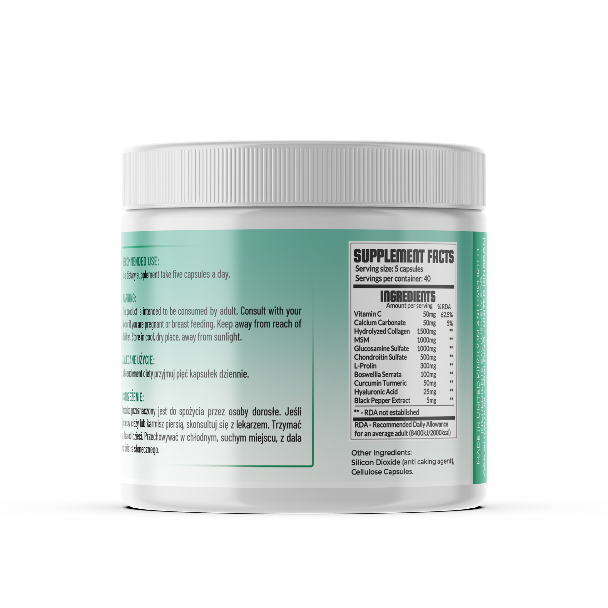 QRP Nutrition FLEX JOINTS 200capsules image 2