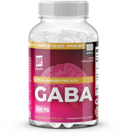 QRP Nutrition GABA 500mg 100 veg. capsules image 4