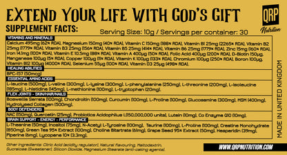 QRP Nutrition GOD'S GIFT 300g image 1