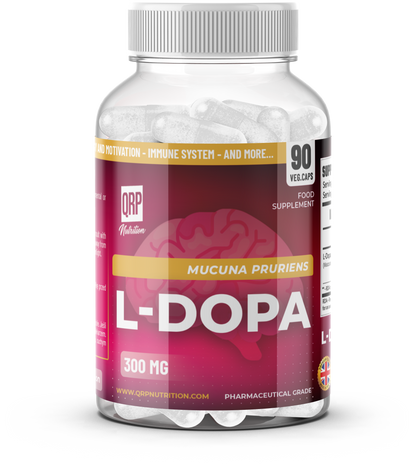 QRP Nutrition L-Dopa Mucuna Pruriens (90caps) image mockup front