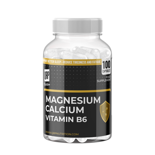 QRP Nutrition MAGNESIUM CALCIUM VITAMIN B6 100capsules image 0