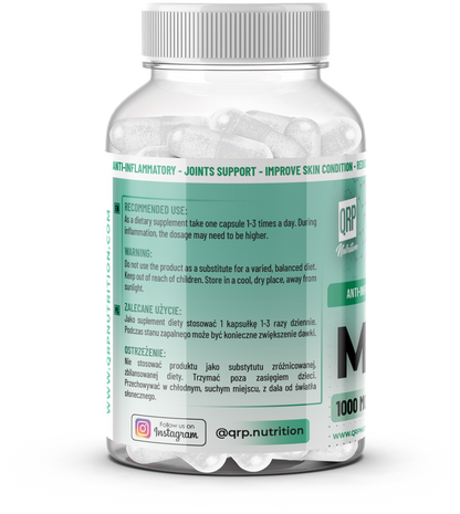 QRP Nutrition MSM 1000mg 100capsules image 3