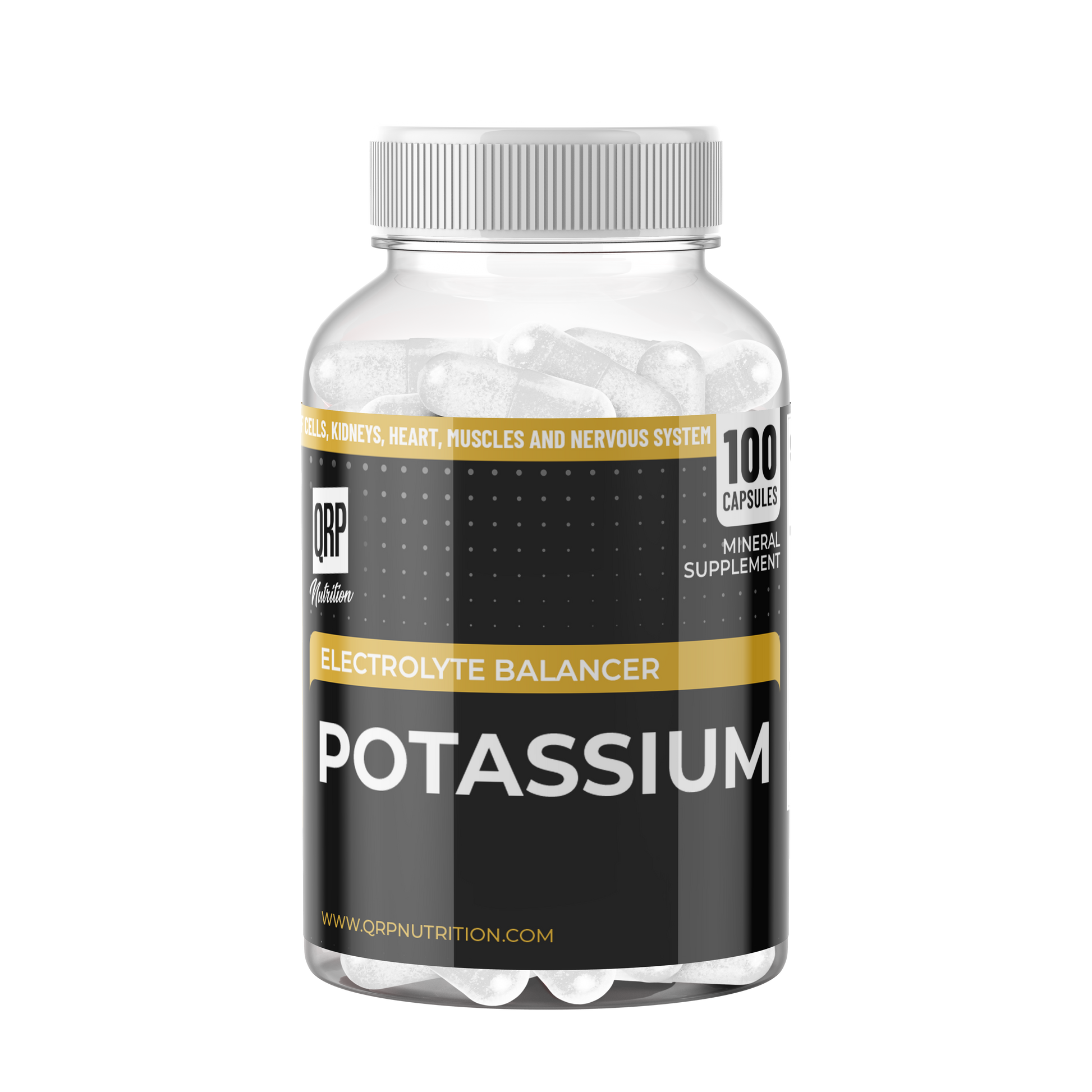QRP Nutrition POTASSIUM Citrate 100capsules image 0
