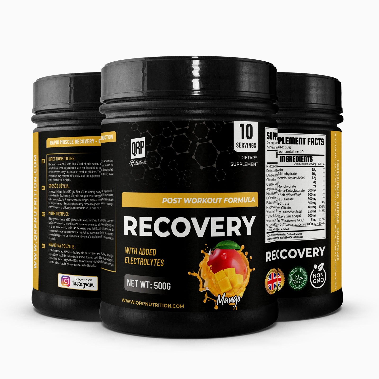 QRP Nutrition RECOVERY 500g image 2