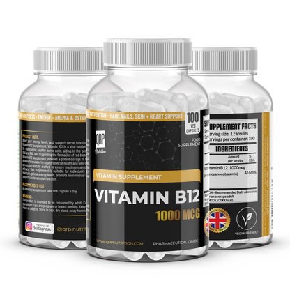 QRP Nutrition VITAMIN B12 1000mcg 100vcaps image 0