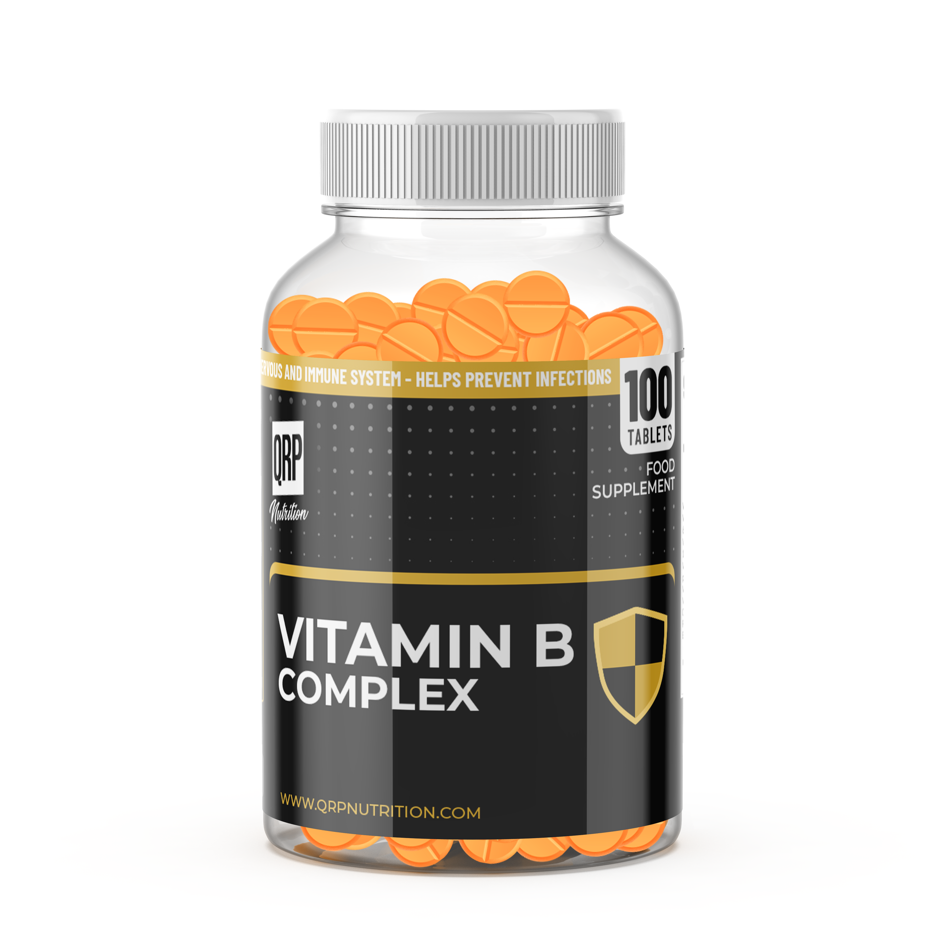 QRP Nutrition Vitamin B Complex (100tablets) image 0