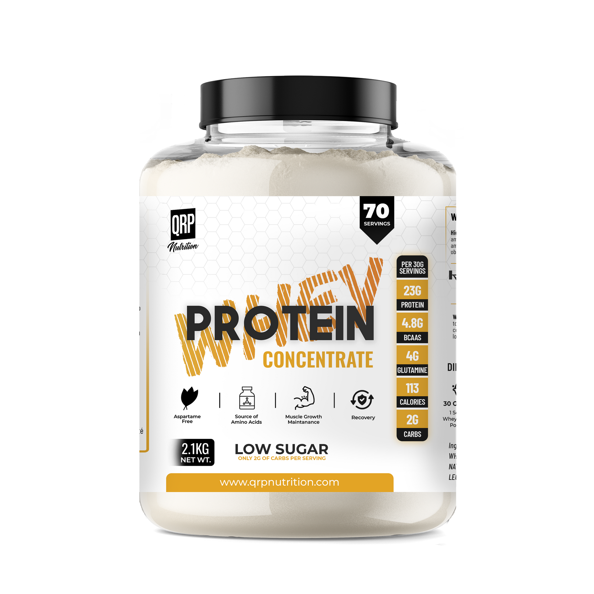 QRP Nutrition Whey Protein Concentrate image 3